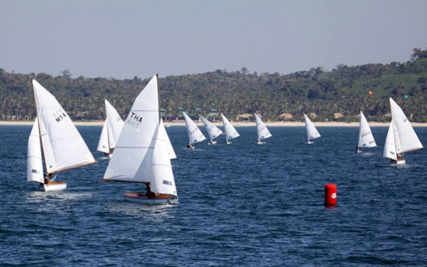 Ngwe Saung Yacht Club & Resort was hosting the 27th SEA Games' Sailing and Windsurfing Competition at Ngwe Saung Beach, Myanmar